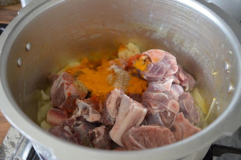 Kunna gosht in pressure cooker specialty of chiniot